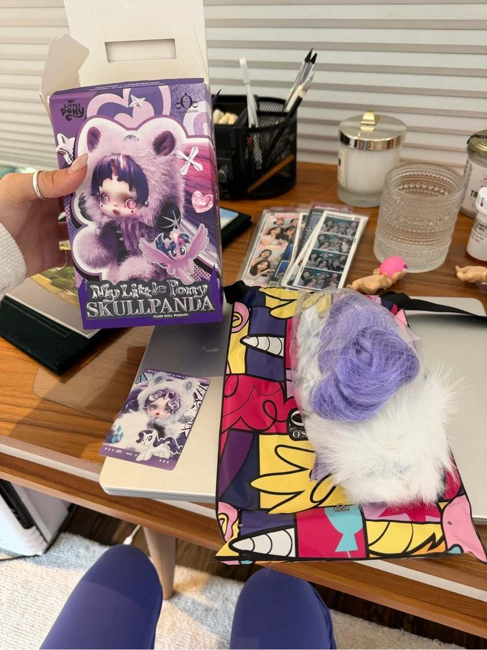 Confirmed Pop Mart My Little Pony Skull Panda Rarity